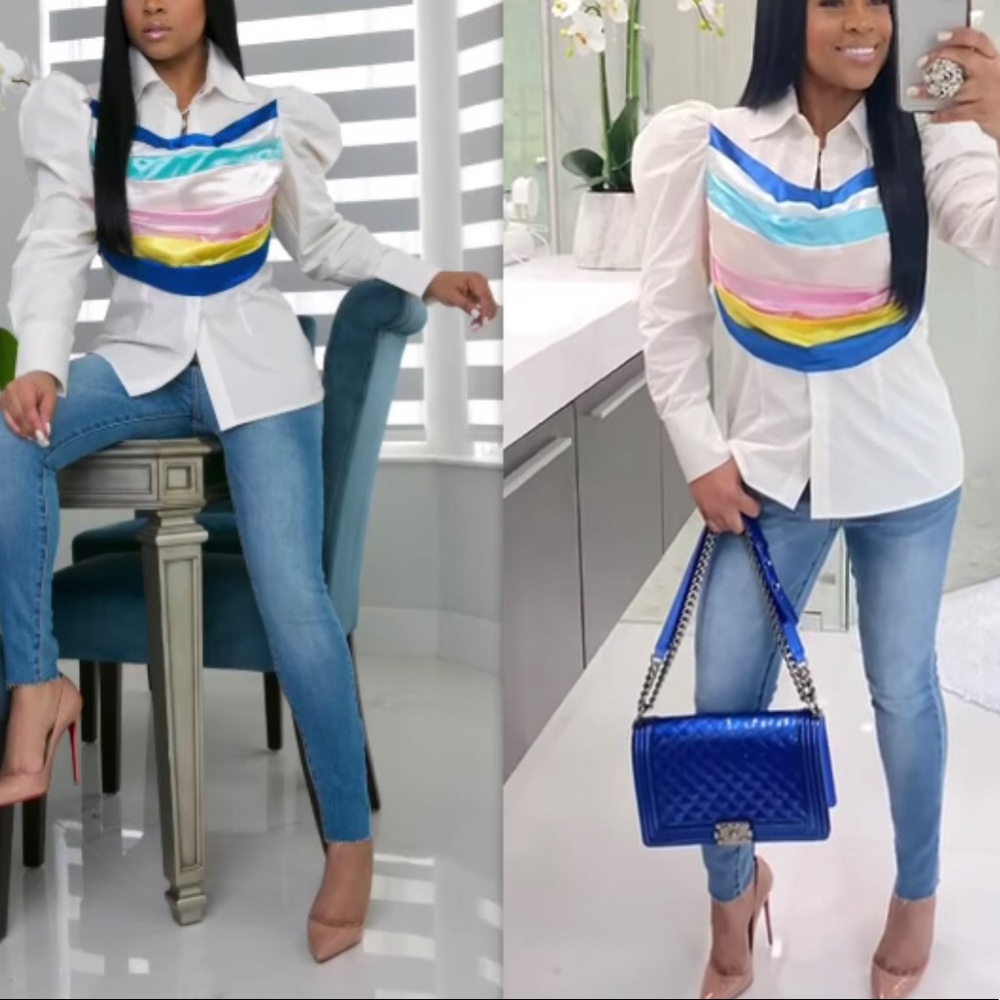 🔥Women’s Classy Puff Shoulder Blouse